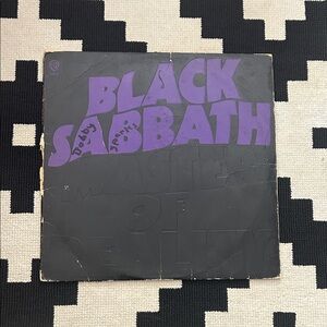 BLACK SABBATH Master Of Reality (Rare 1971 UK first issue)
